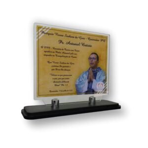 Placa para Homenagem - 02